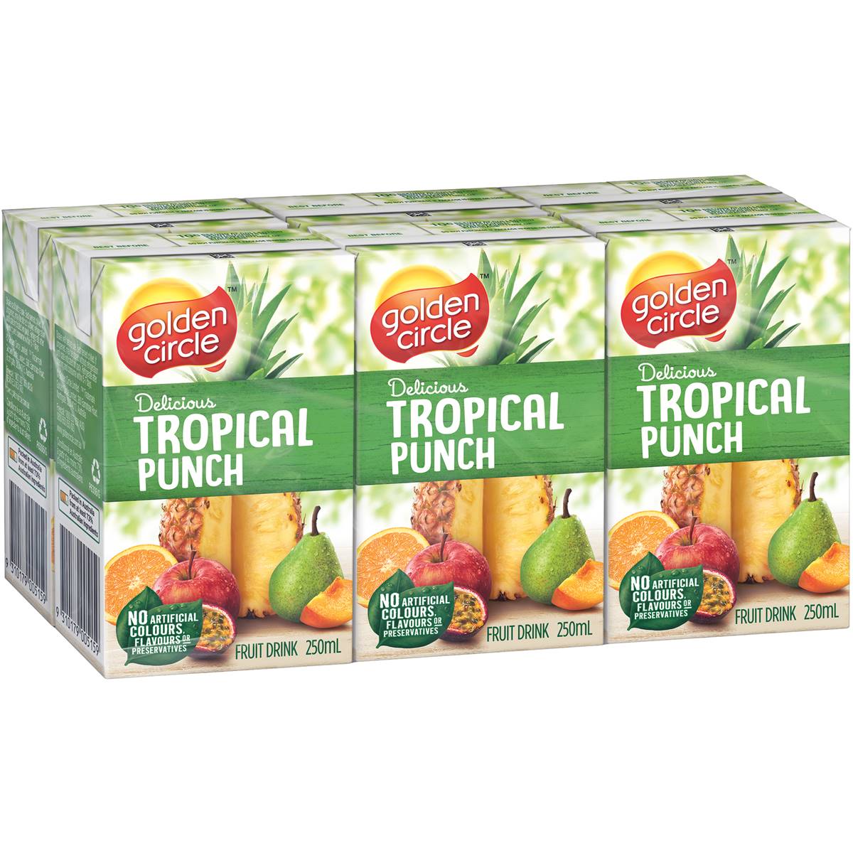 Golden Circle Tropical Punch 250ml x 6pkt