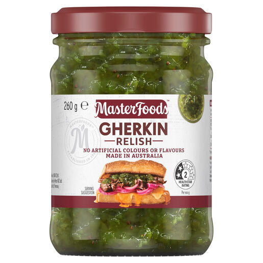 Masterfood Relish Gherkin 260g