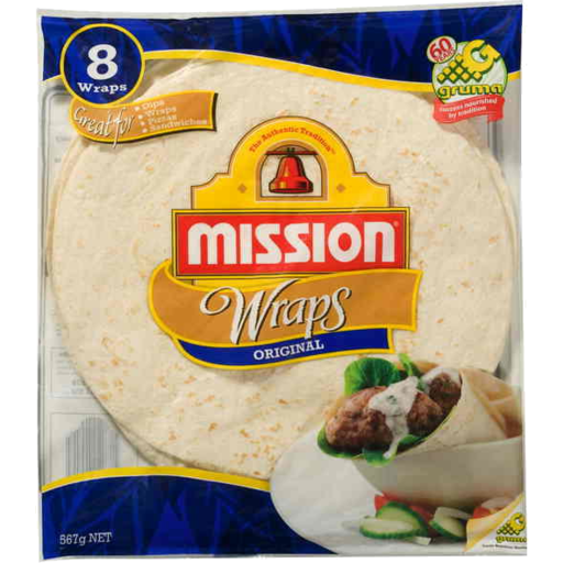 Mission Wraps Original 8pkt