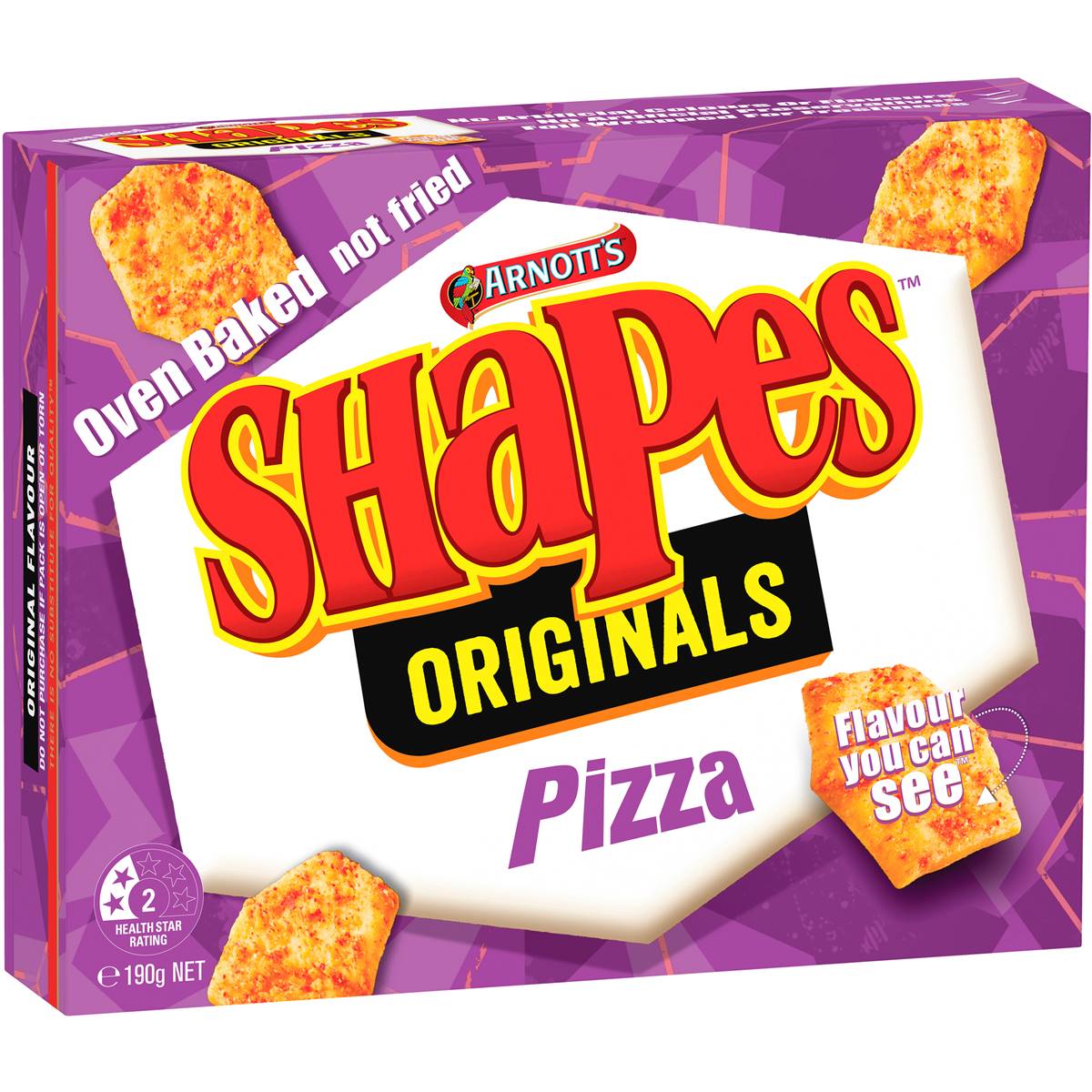 Arnotts Shapes Original Pizza 190g