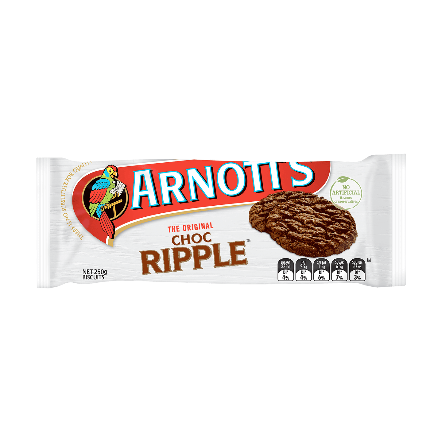 Arnotts Choc Ripple Biscuits 250g