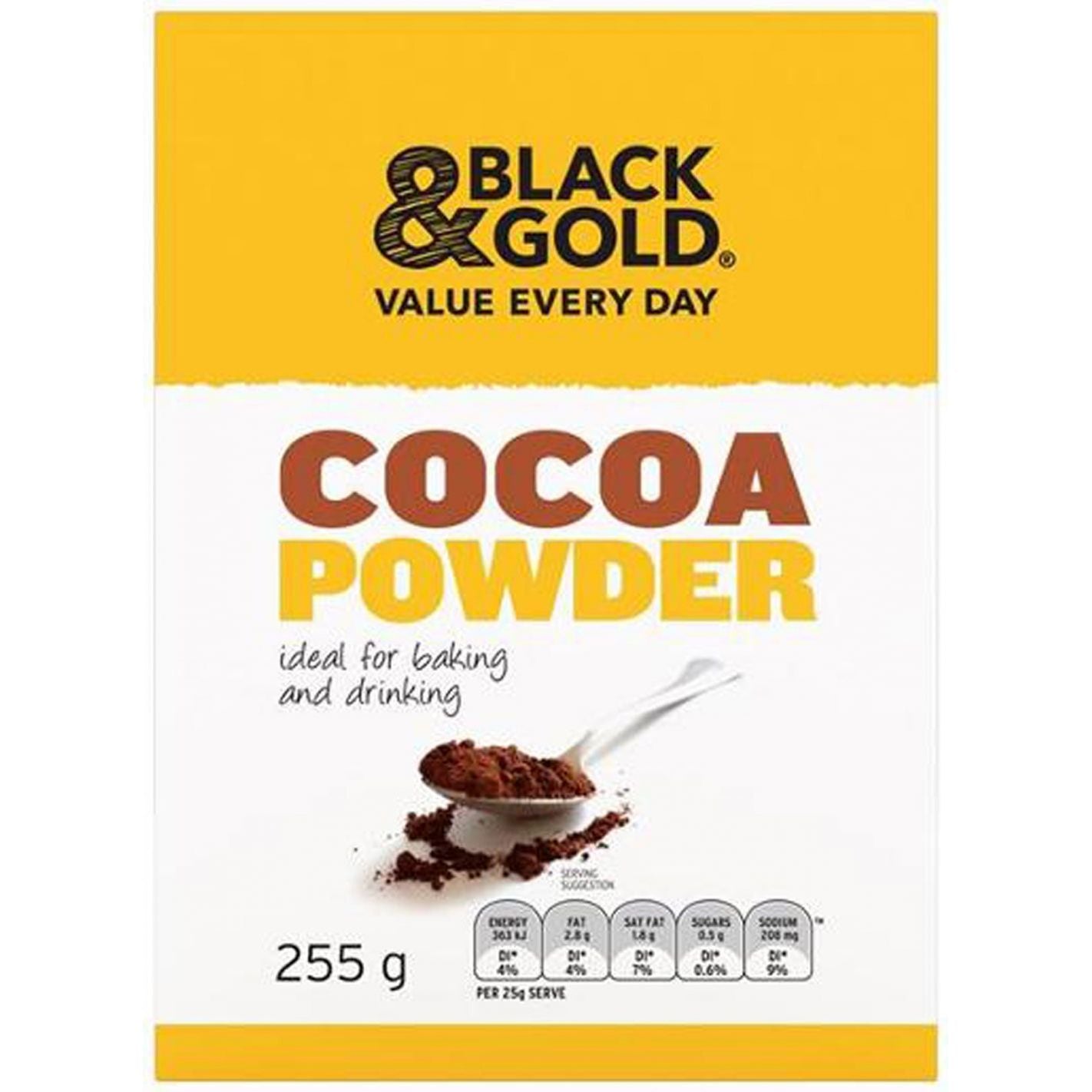 Black & Gold Cocoa Powder 255g