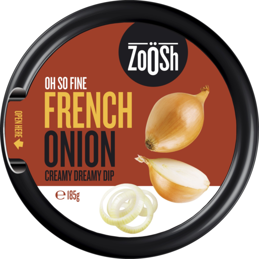 Zoosh French Onion Dip 185g