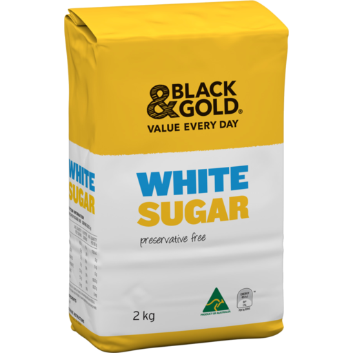 Black & Gold White Sugar 2kg