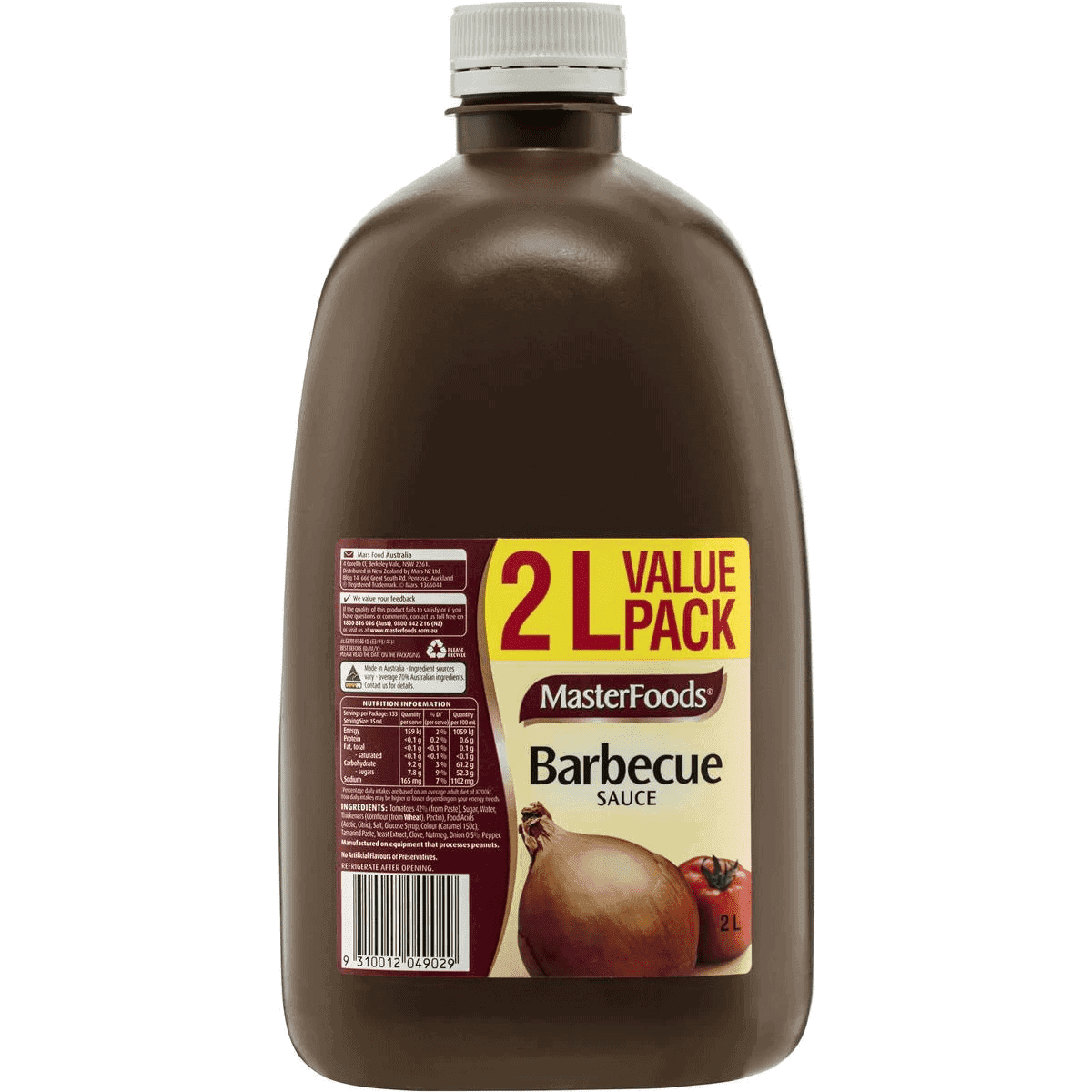 Masterfoods BBQ Sauce 2l