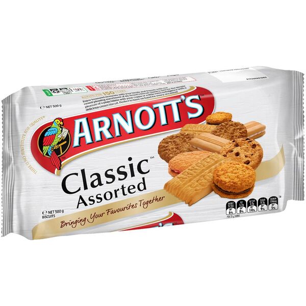 Arnotts Classic Assorted 500g