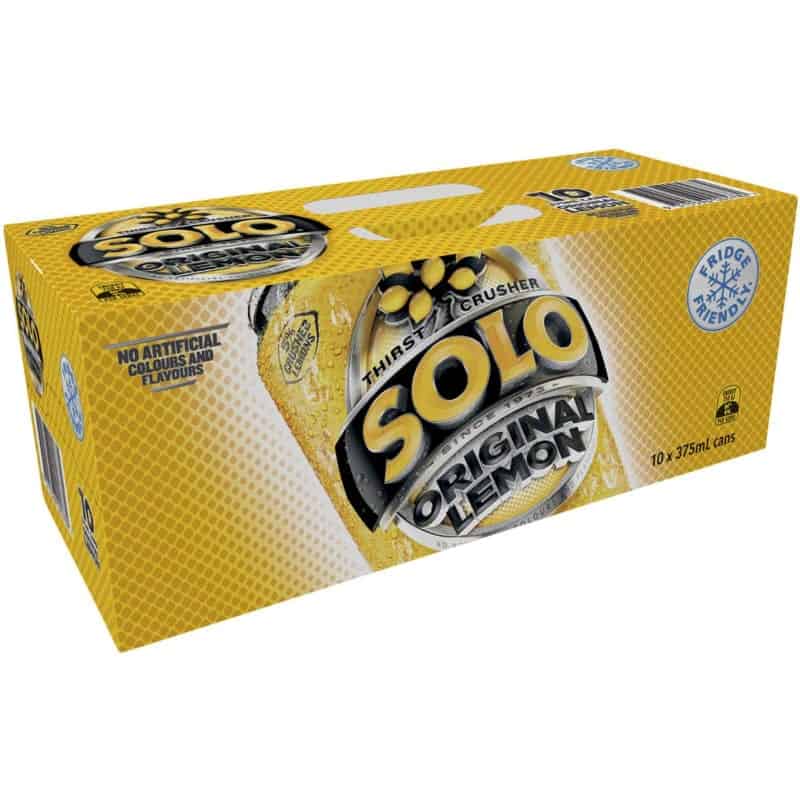 Schweppes Solo Lemon 10x375ml Pk